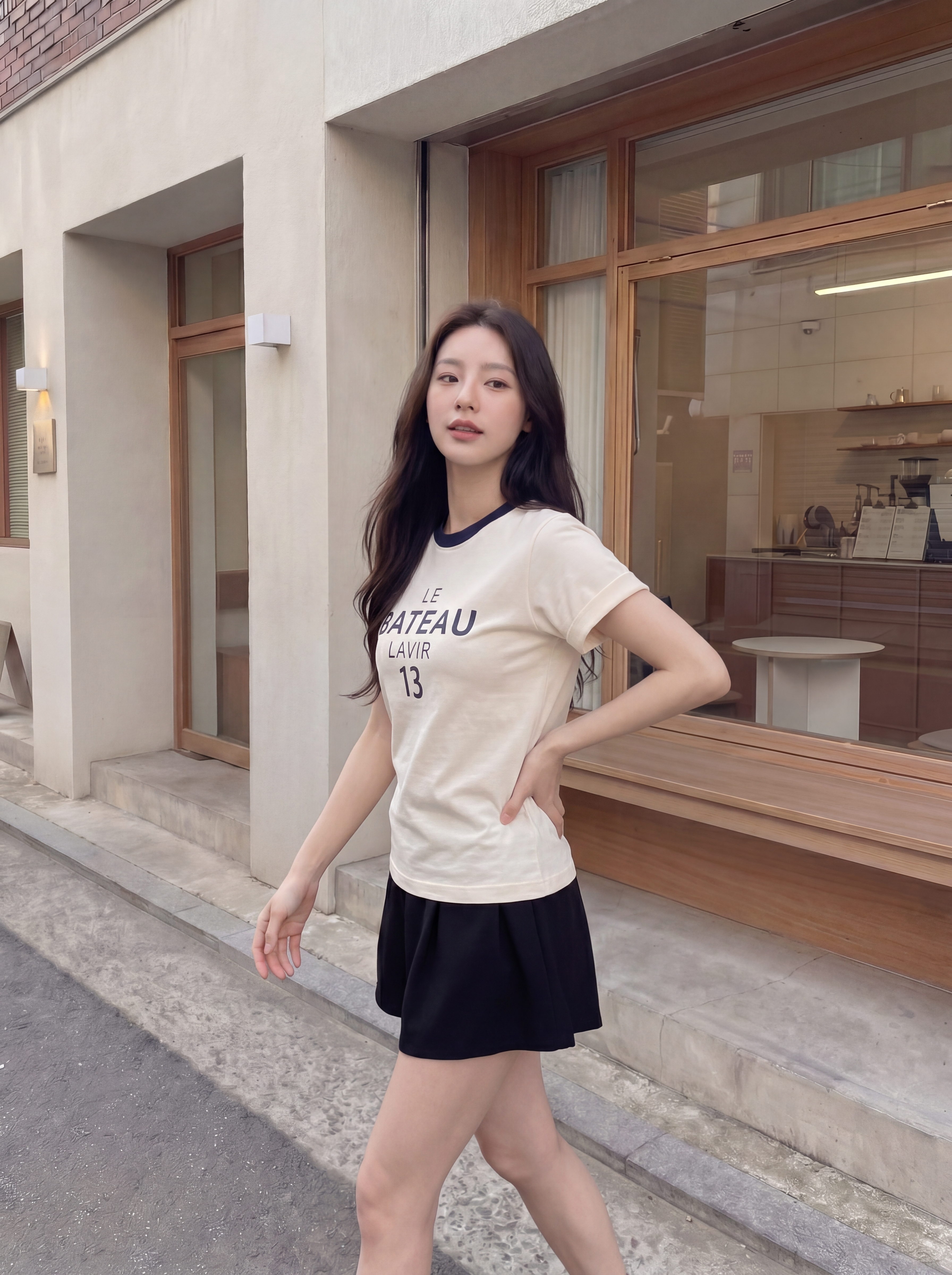 Bateau Cotton T Top