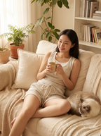 Causal Cotton Cozy Set
