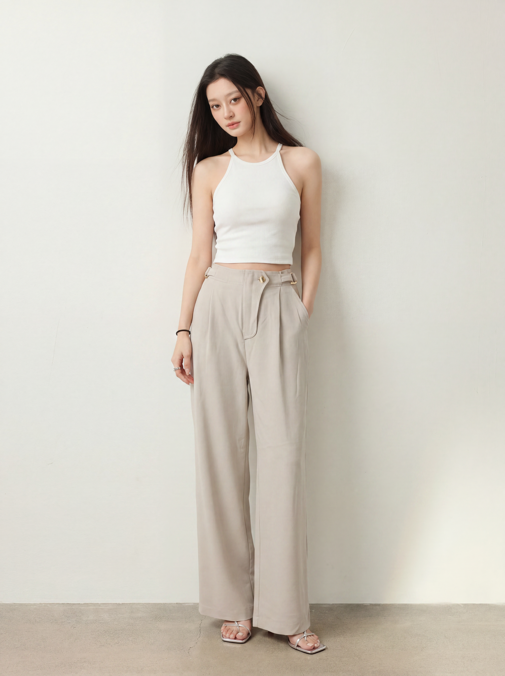 Chiffon Lined Office Pants