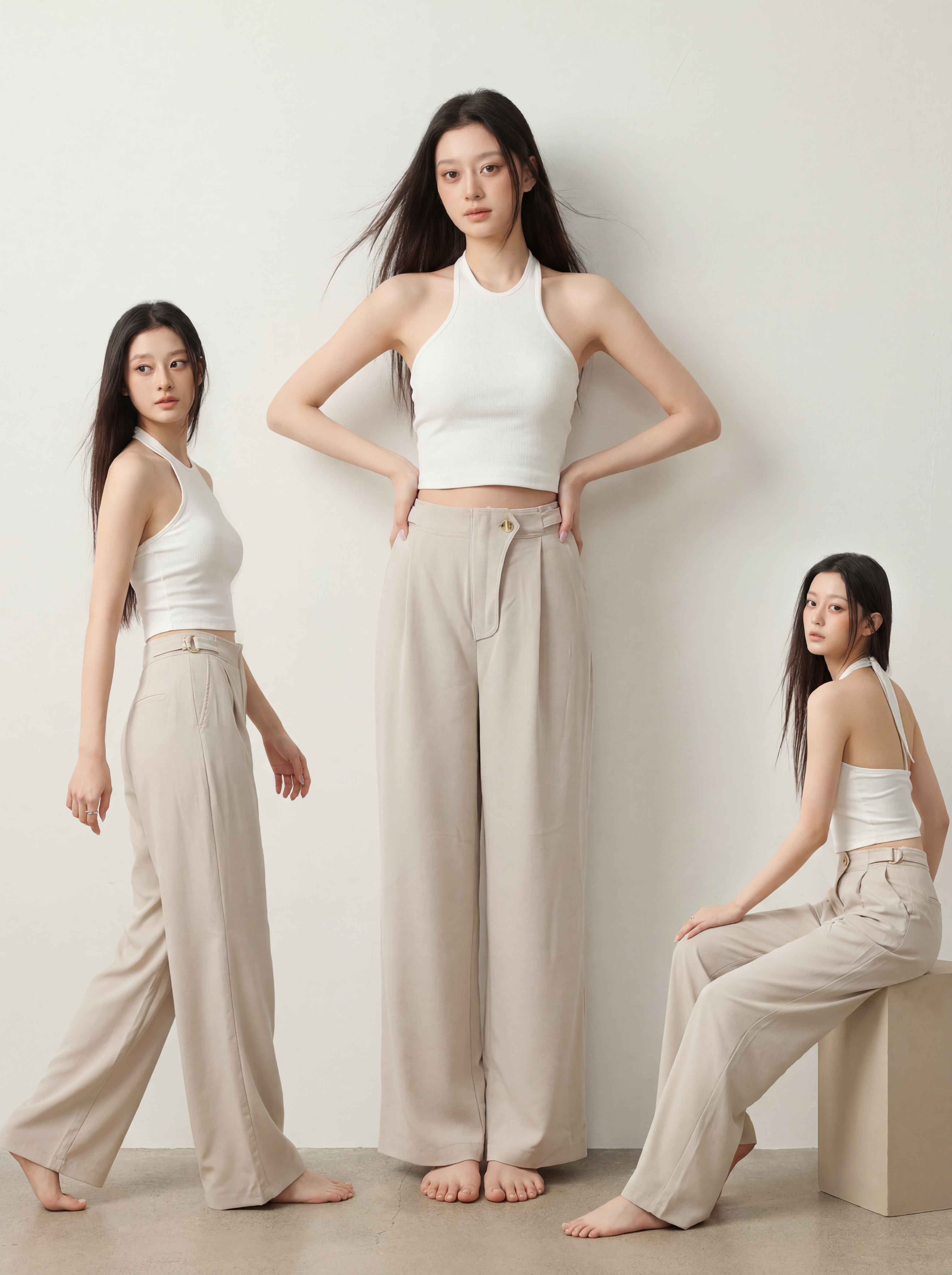 Chiffon Lined Office Pants