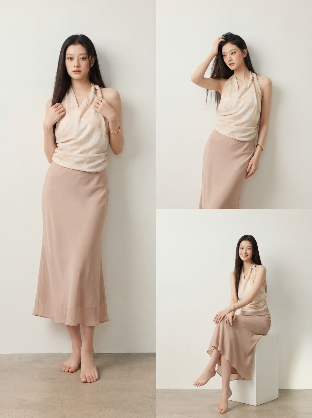 Chiffon Double Layer Skirt