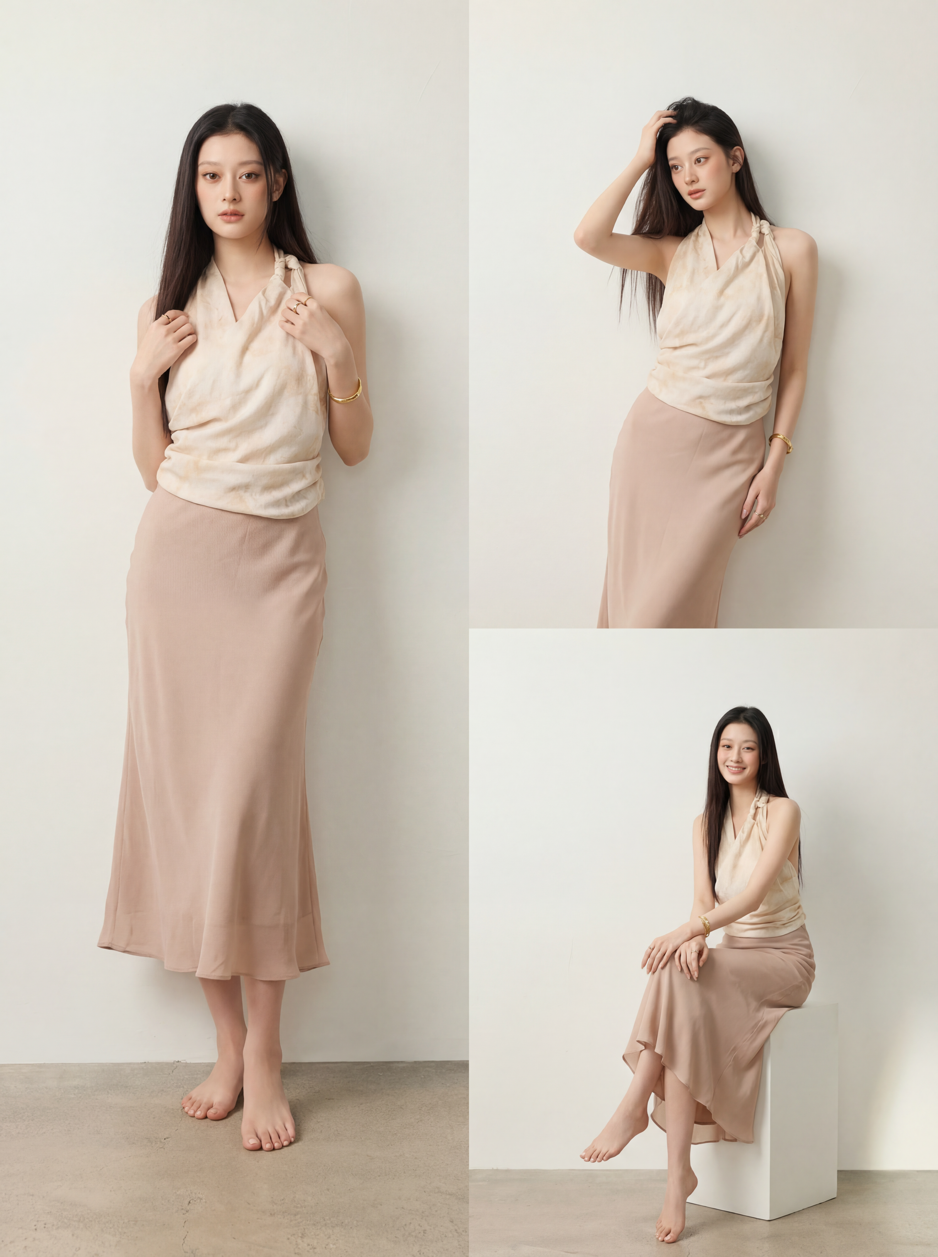 Chiffon Double Layer Skirt