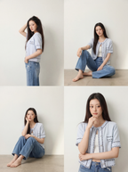 Knitted Outlined Short Sleeves Cardigan