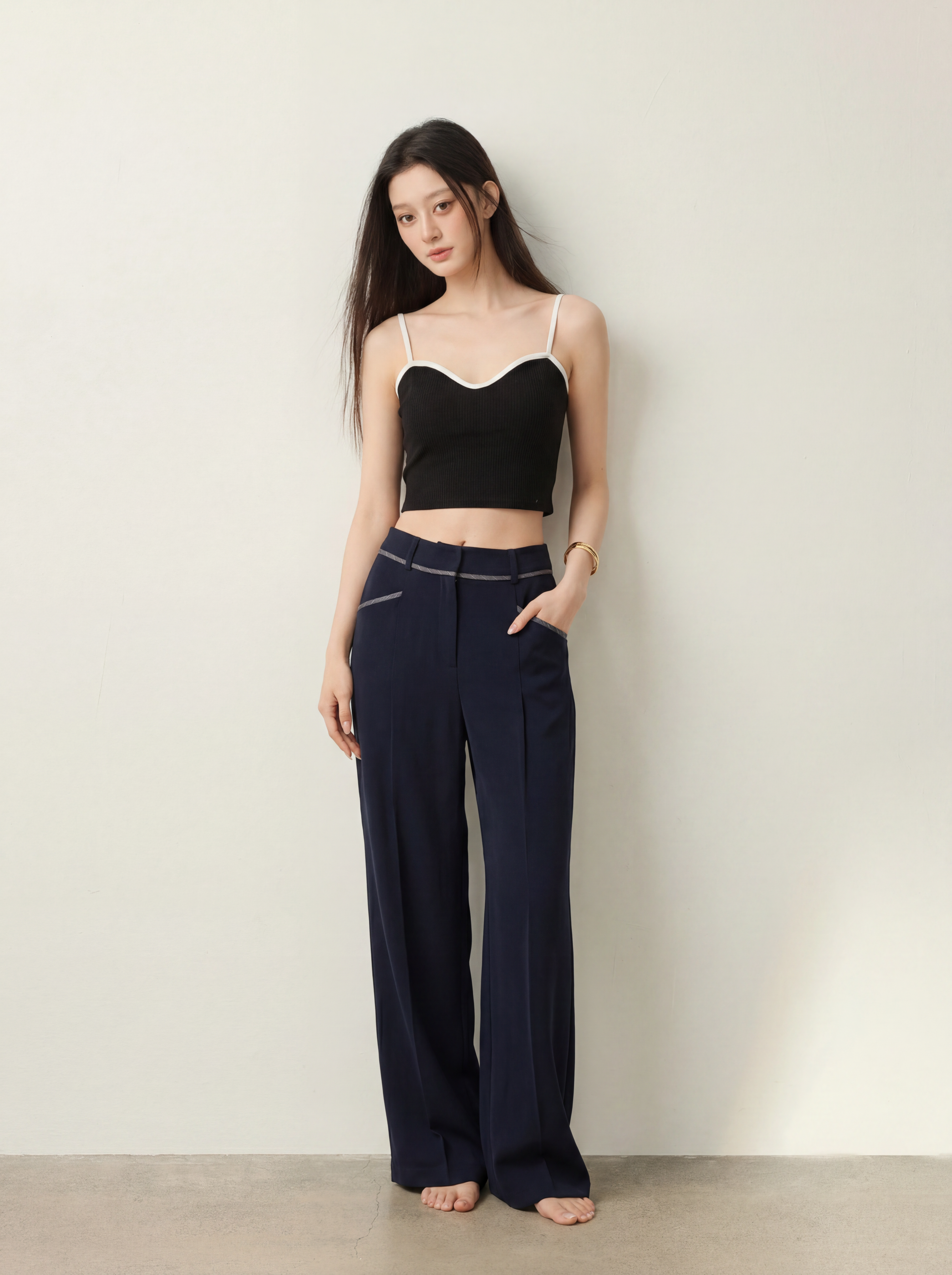 Chiffon Lined Office Pants