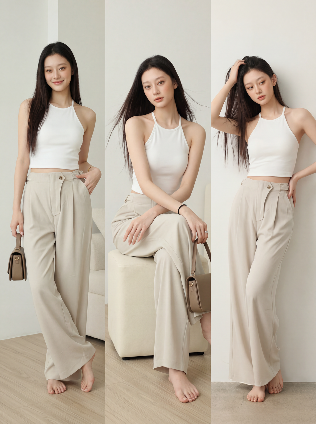 Chiffon Lined Office Pants