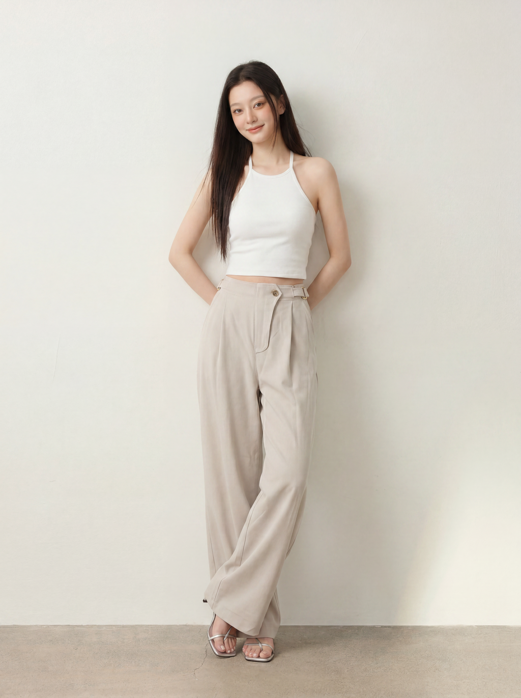 Chiffon Lined Office Pants