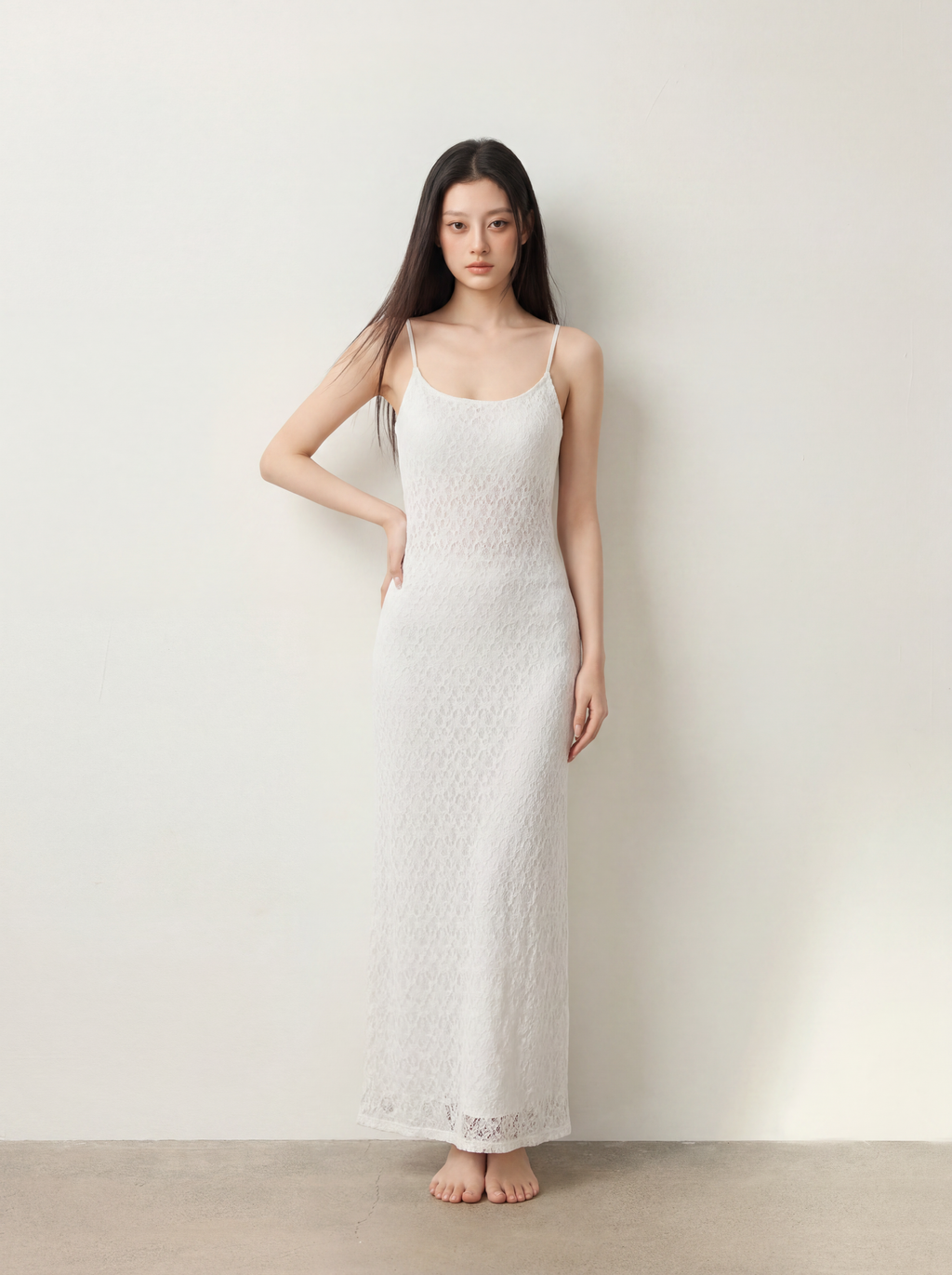 Whole Lace Maxi Dress