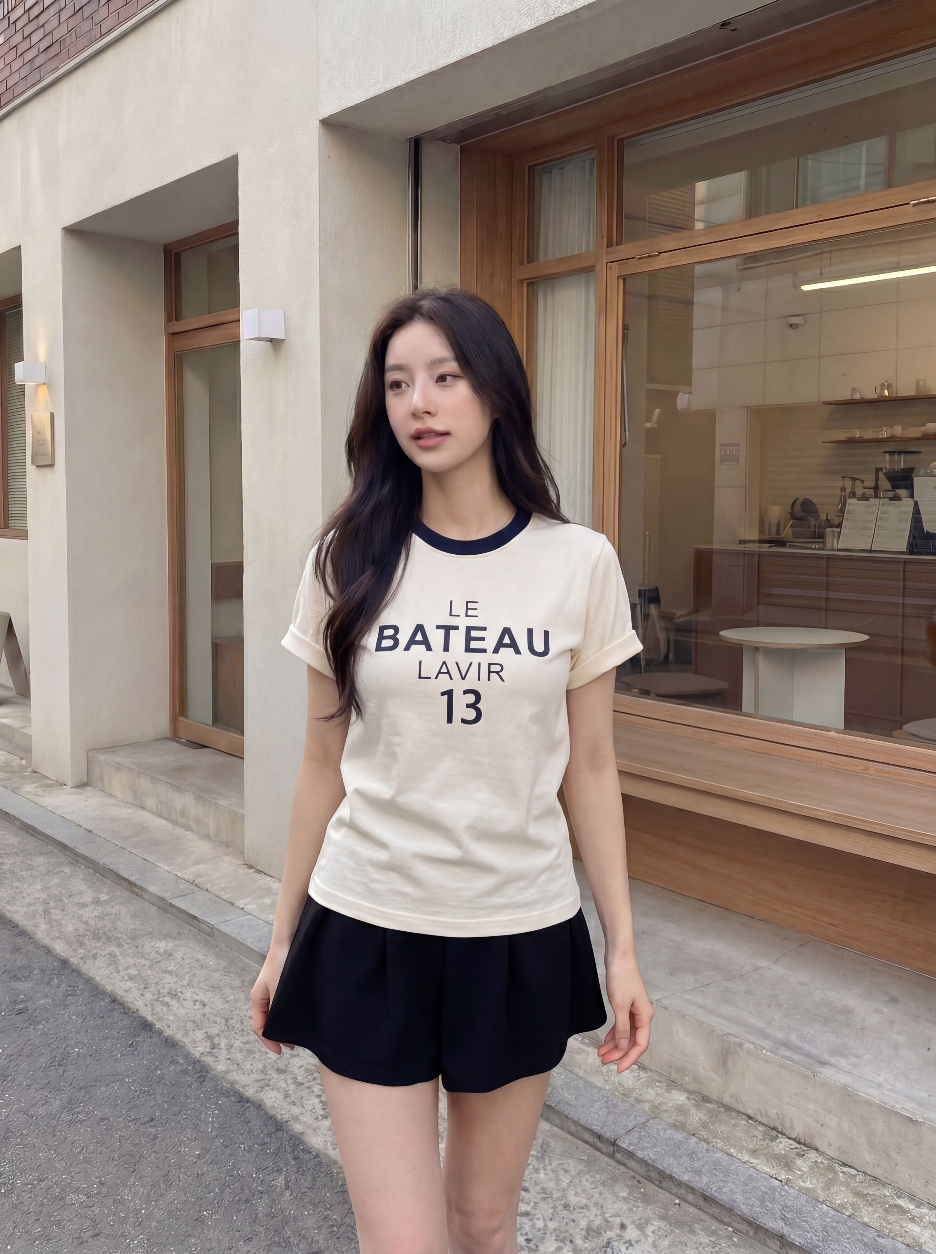 Bateau Cotton T Top