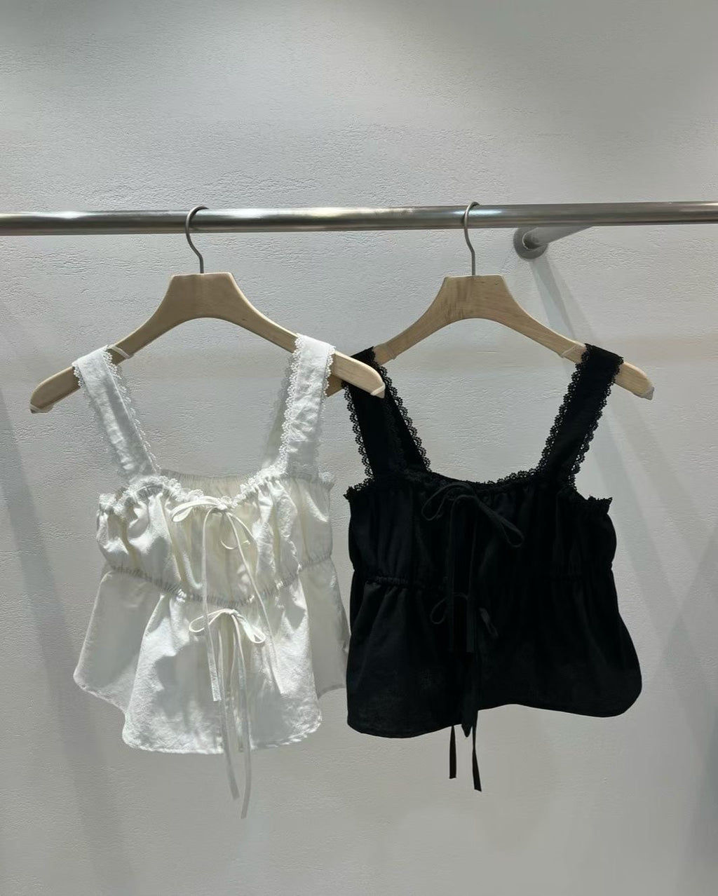 Lace Tied Basic Tank Top