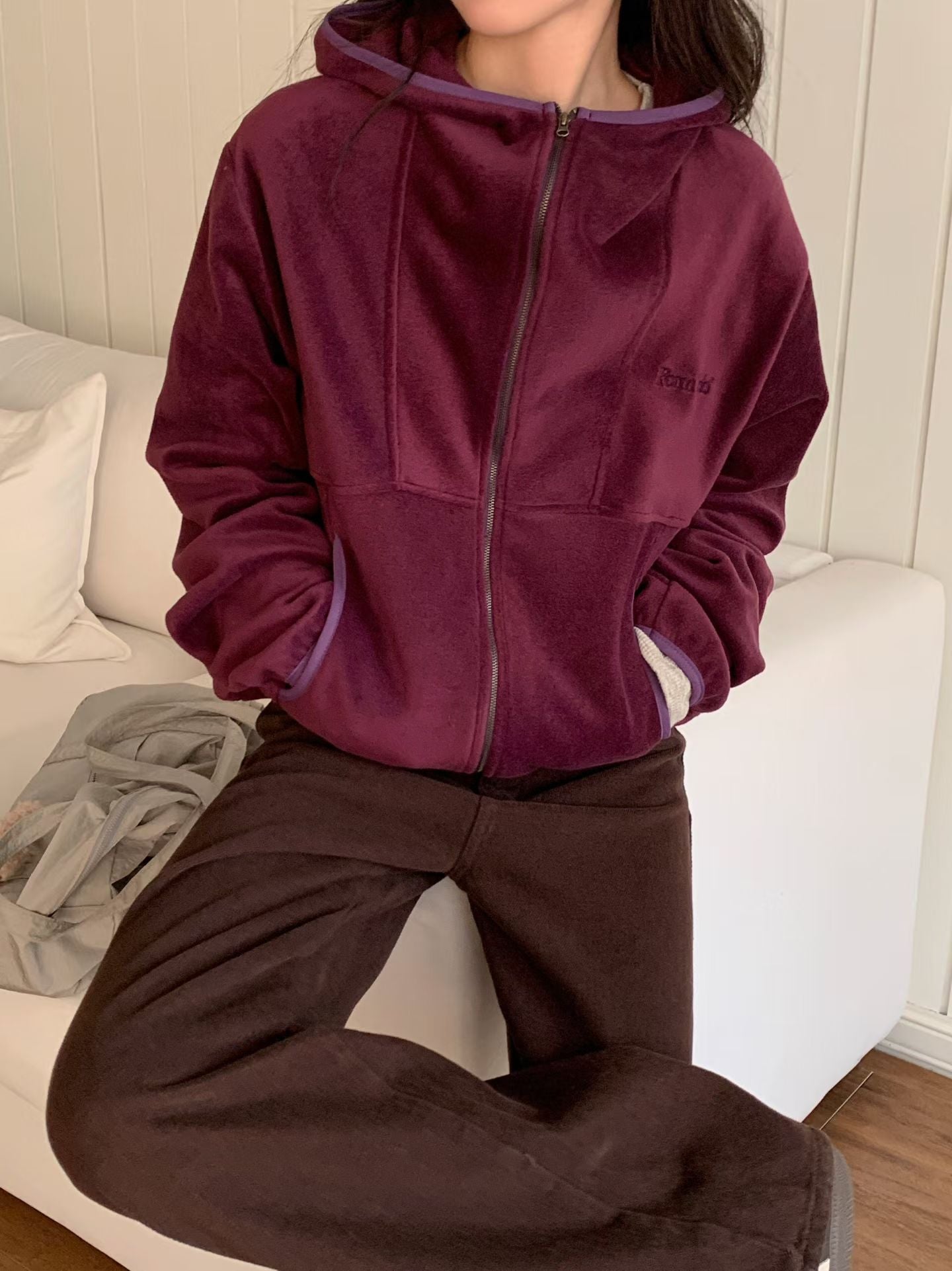 Fleece Sports Designed Hoodie