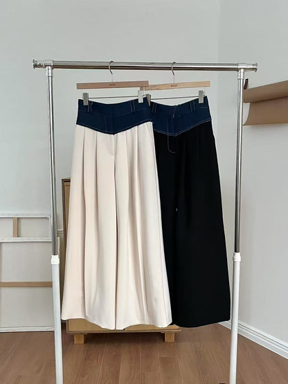 Denim Chiffon Jeans