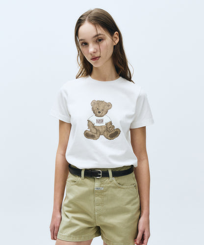 W DOODLE BEAR TEE