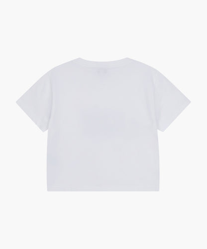 W CLASSIC LOGO CROP TEE