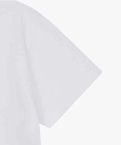 W CLASSIC LOGO CROP TEE