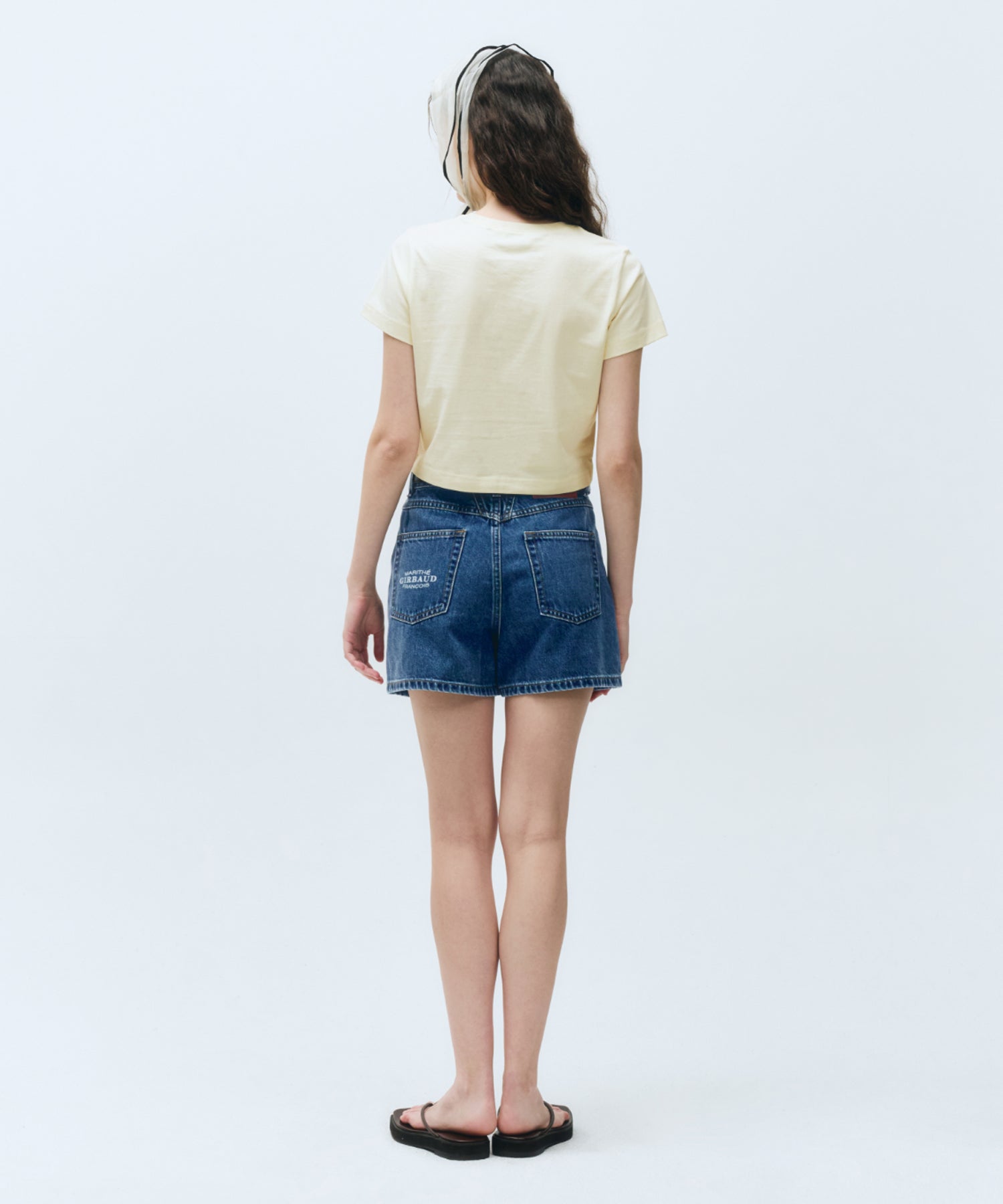 W CLASSIC LOGO CROP TEE