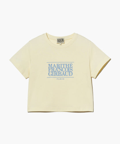 W CLASSIC LOGO CROP TEE