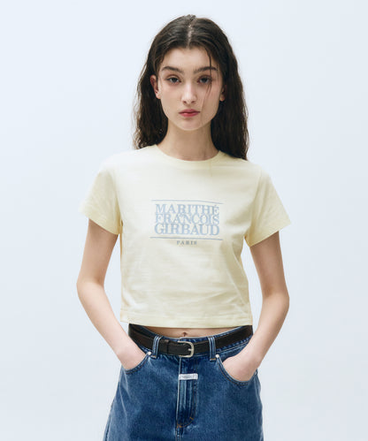 W CLASSIC LOGO CROP TEE