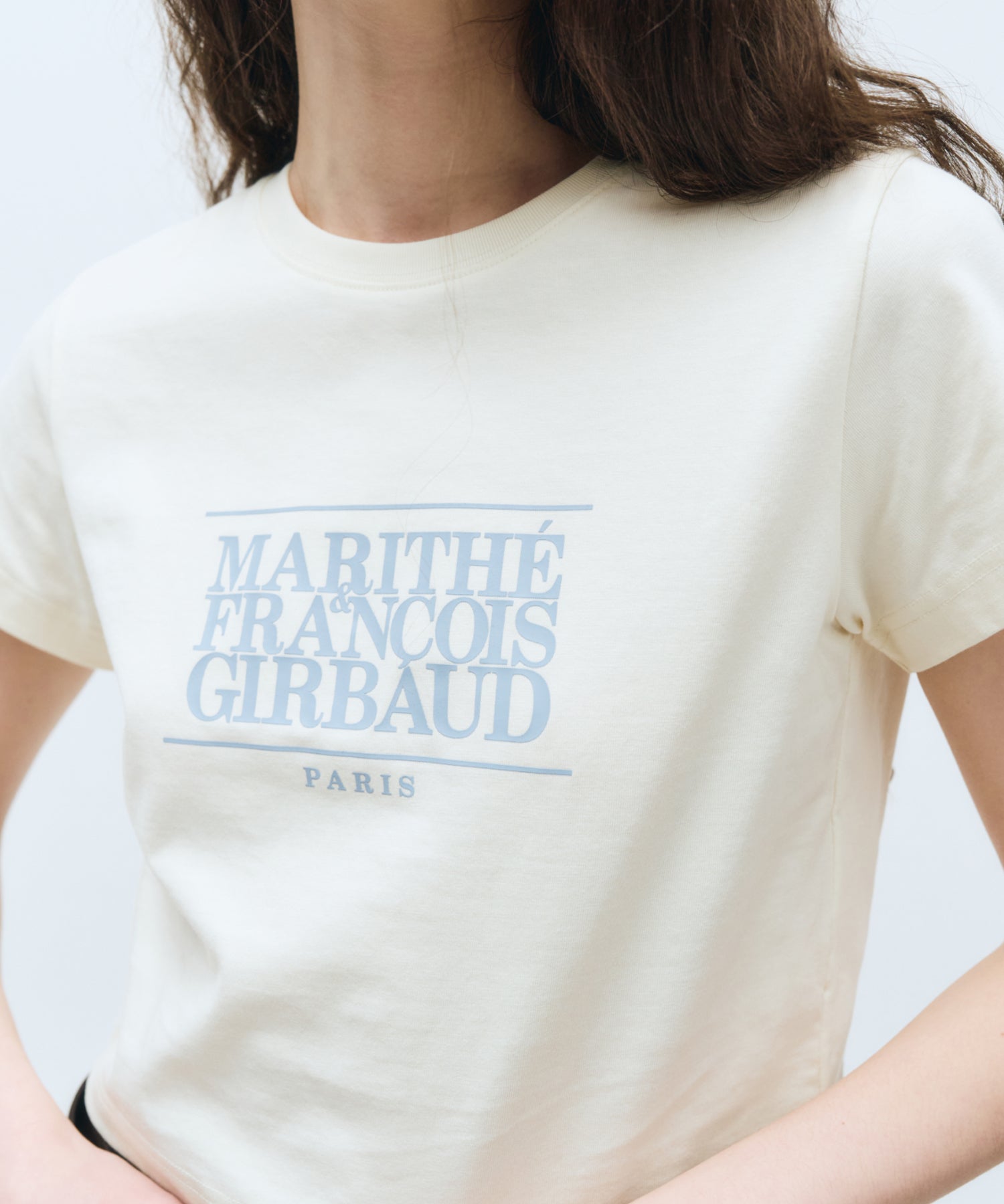 W CLASSIC LOGO CROP TEE