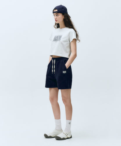 W CLASSIC LOGO CROP TEE