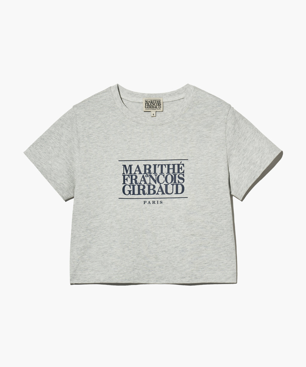 W CLASSIC LOGO CROP TEE