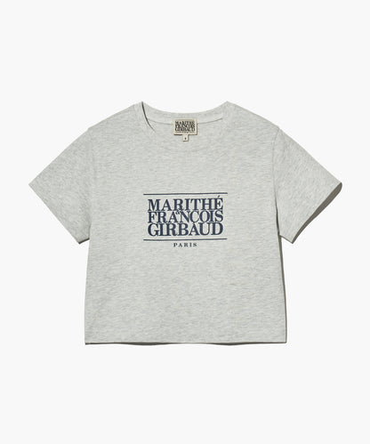 W CLASSIC LOGO CROP TEE