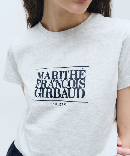 W CLASSIC LOGO CROP TEE