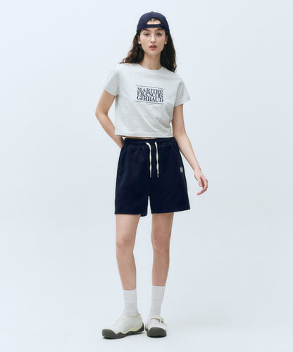W CLASSIC LOGO CROP TEE