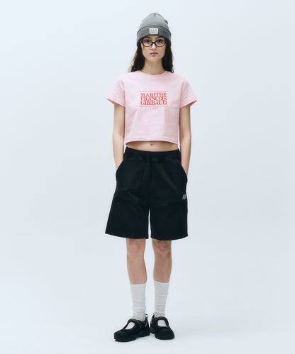 W CLASSIC LOGO CROP TEE