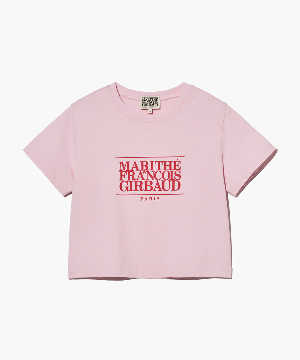 W CLASSIC LOGO CROP TEE