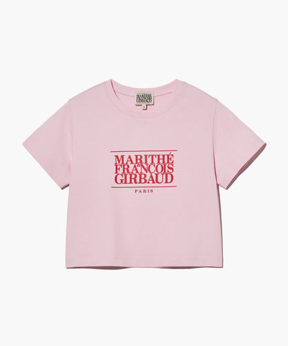 W CLASSIC LOGO CROP TEE