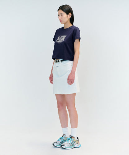 W CLASSIC LOGO CROP TEE