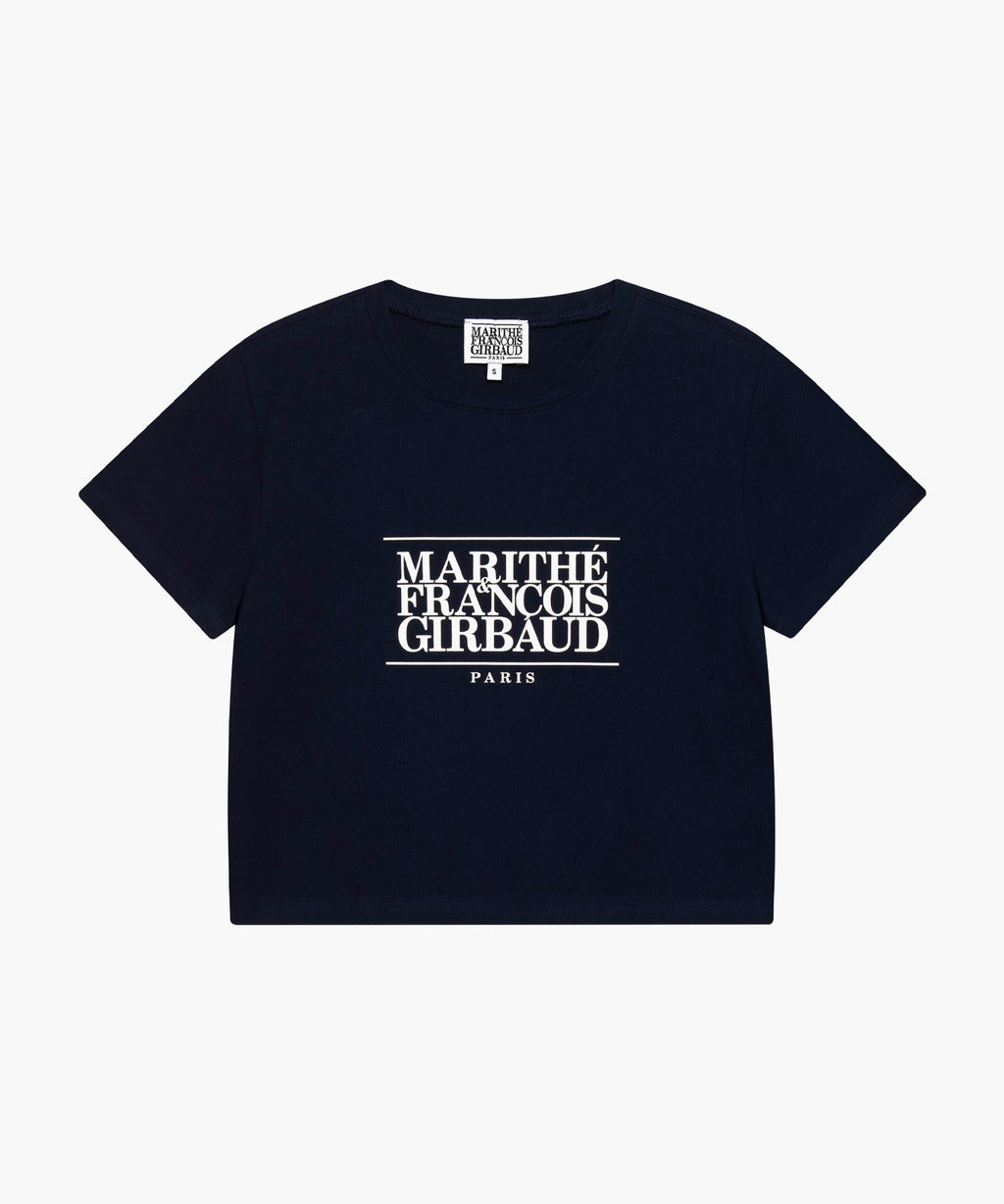 W CLASSIC LOGO CROP TEE