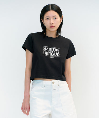 W CLASSIC LOGO CROP TEE
