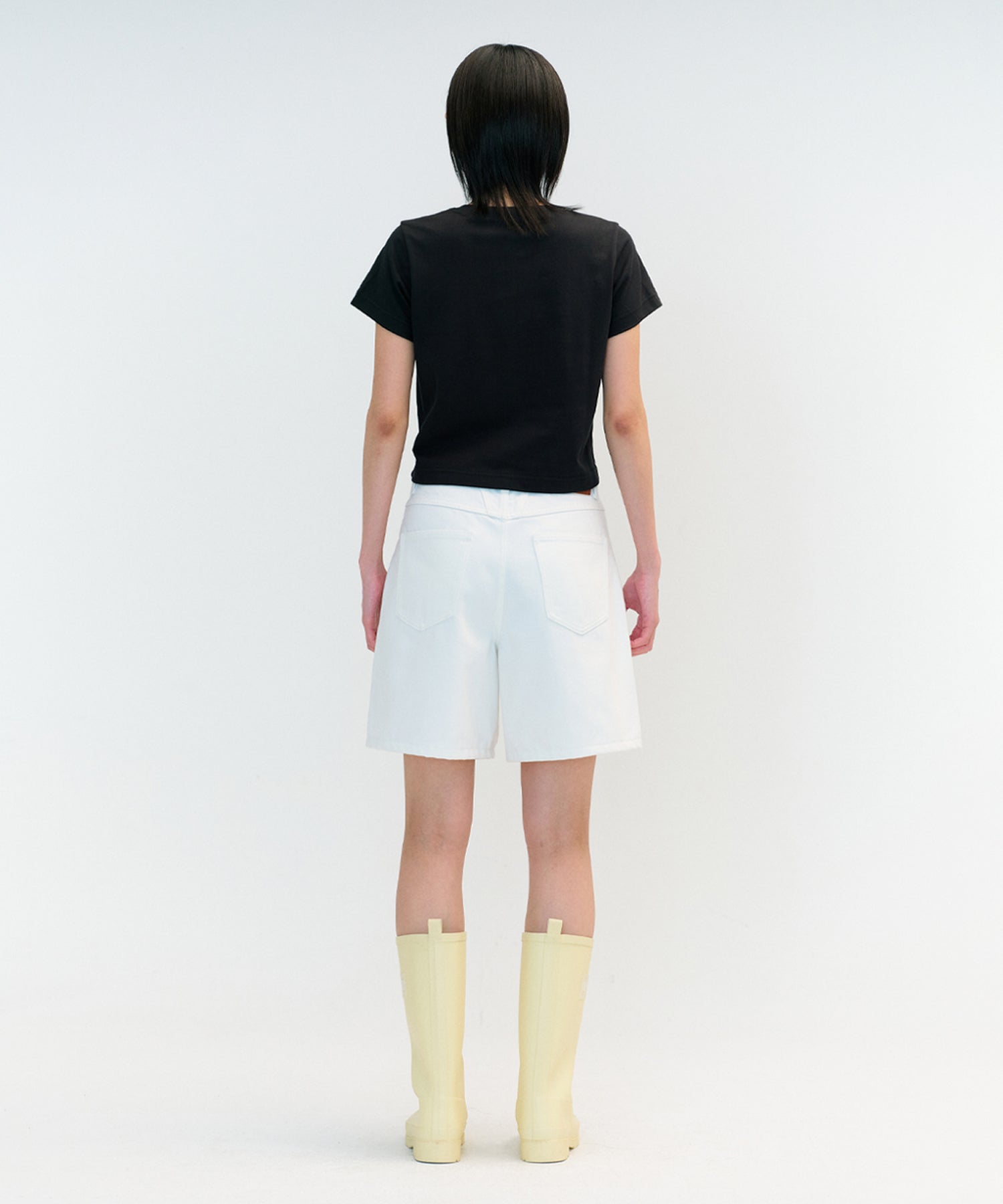 W CLASSIC LOGO CROP TEE