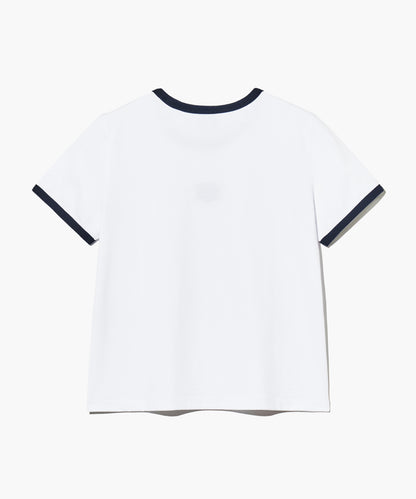 W CLASSIC LOGO RINGER TEE