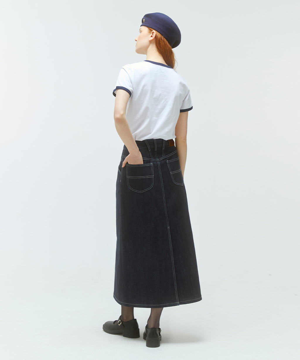 W CLASSIC LOGO RINGER TEE