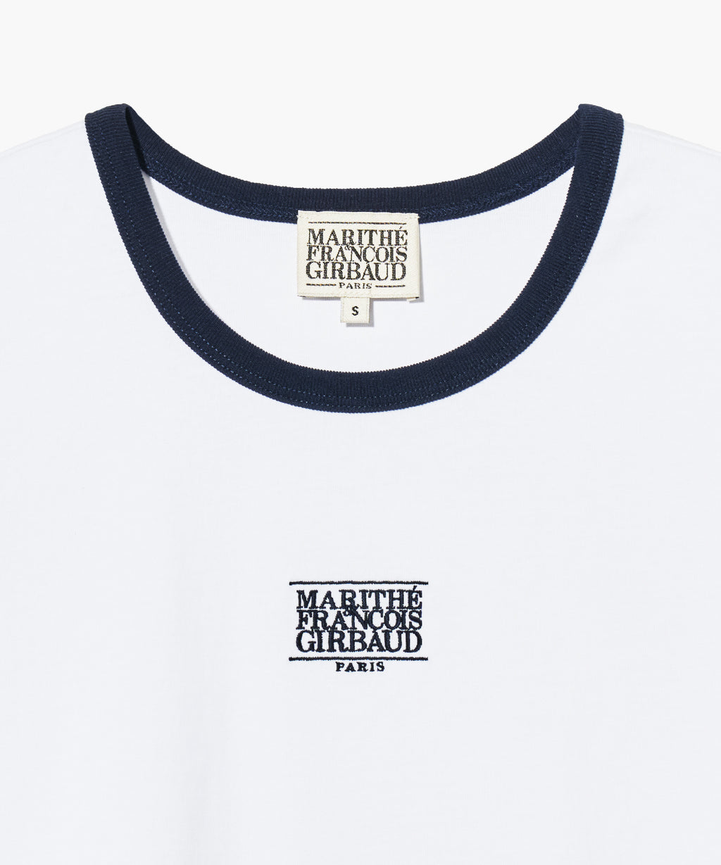 W CLASSIC LOGO RINGER TEE