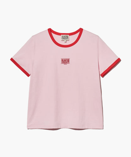 W CLASSIC LOGO RINGER TEE