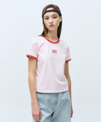 W CLASSIC LOGO RINGER TEE