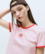 W CLASSIC LOGO RINGER TEE