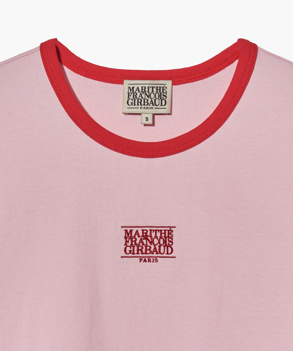W CLASSIC LOGO RINGER TEE