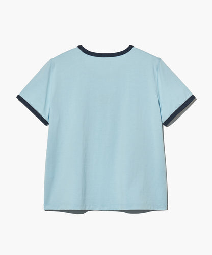 W CLASSIC LOGO RINGER TEE