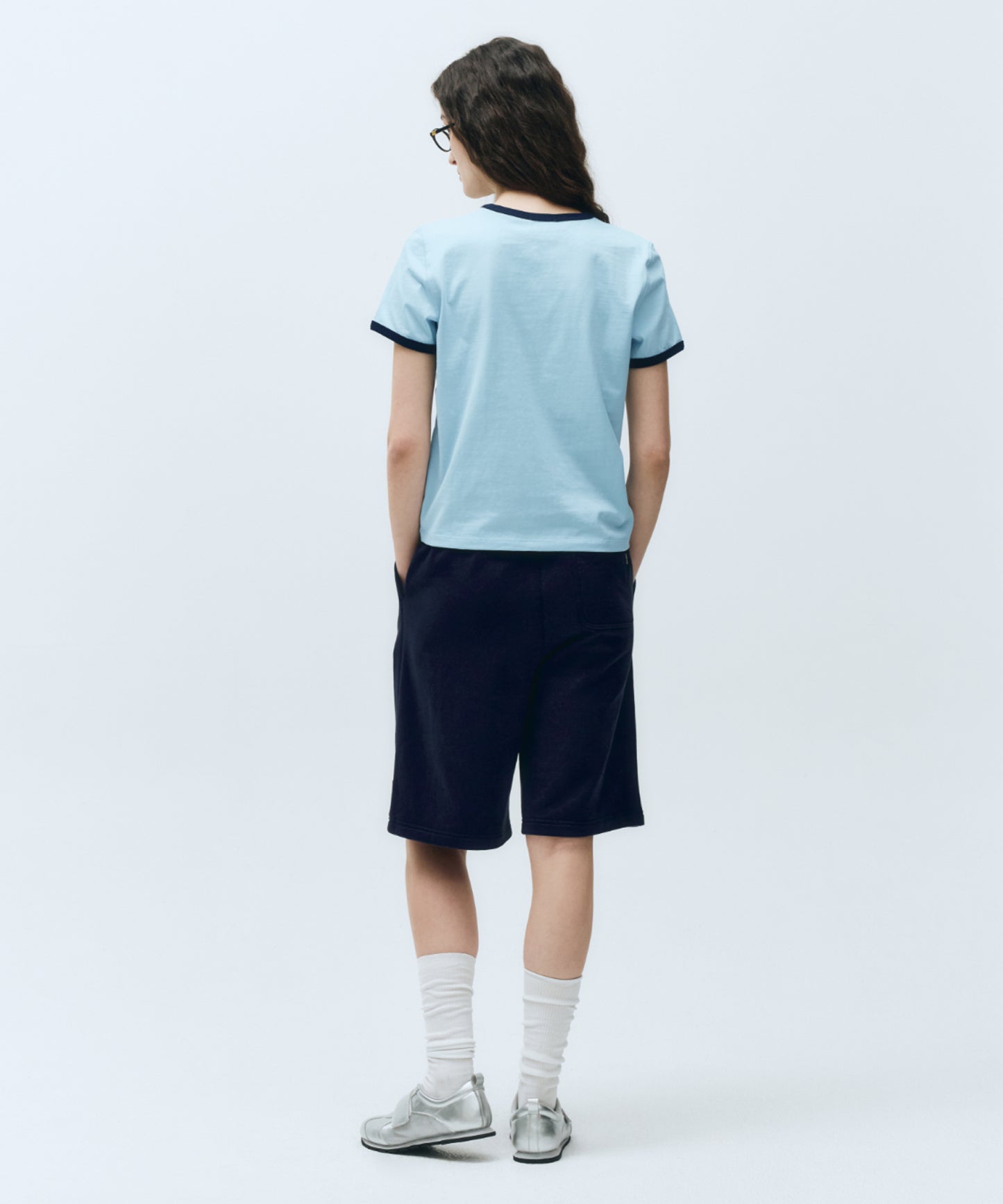 W CLASSIC LOGO RINGER TEE