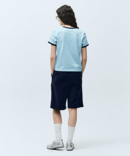 W CLASSIC LOGO RINGER TEE