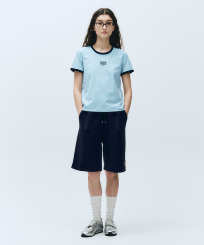 W CLASSIC LOGO RINGER TEE