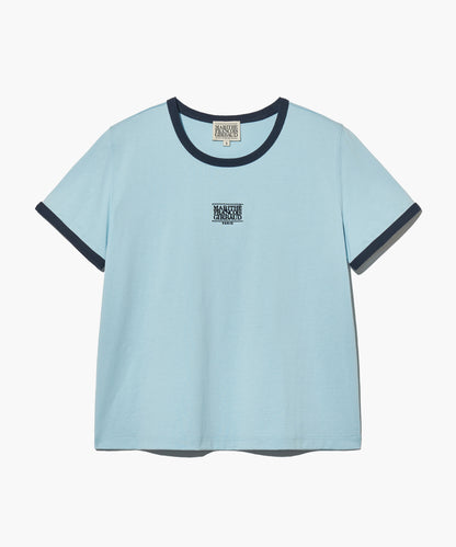 W CLASSIC LOGO RINGER TEE