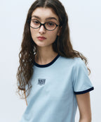 W CLASSIC LOGO RINGER TEE