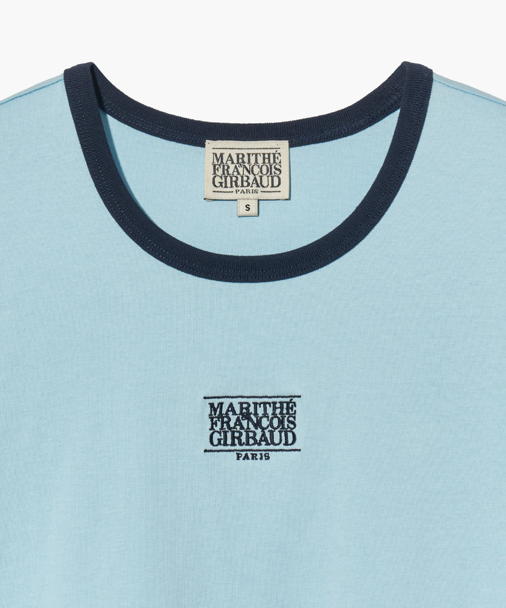W CLASSIC LOGO RINGER TEE
