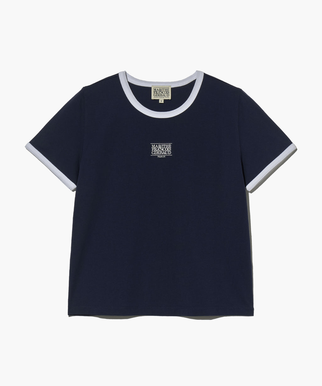 W CLASSIC LOGO RINGER TEE