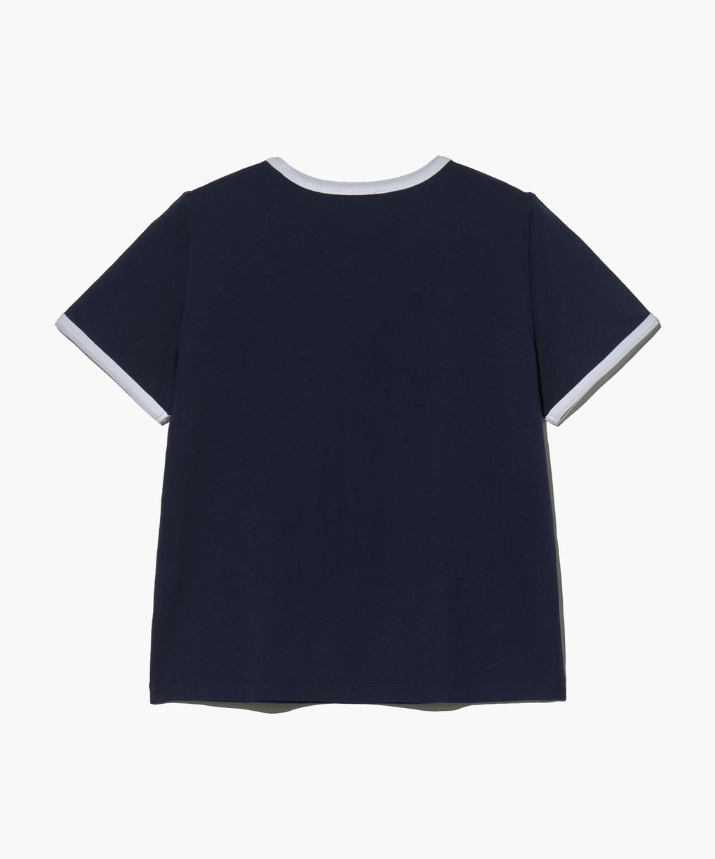 W CLASSIC LOGO RINGER TEE